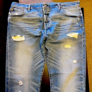 501® ORIGINAL FIT RIPPED MEN'S JEANS